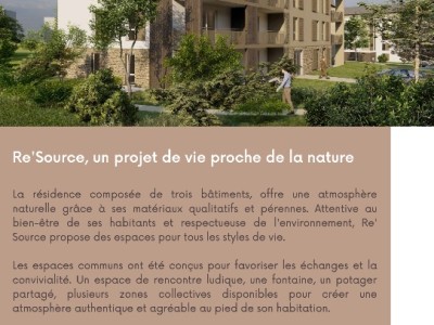 APARTMENT 4 ROOMS NEW FOR SALE - GEX - 77.45 m2 - 412000€