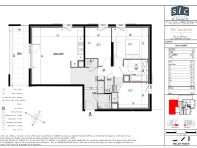 APARTMENT 4 ROOMS NEW FOR SALE - GEX - 77.45 m2 - 412000€